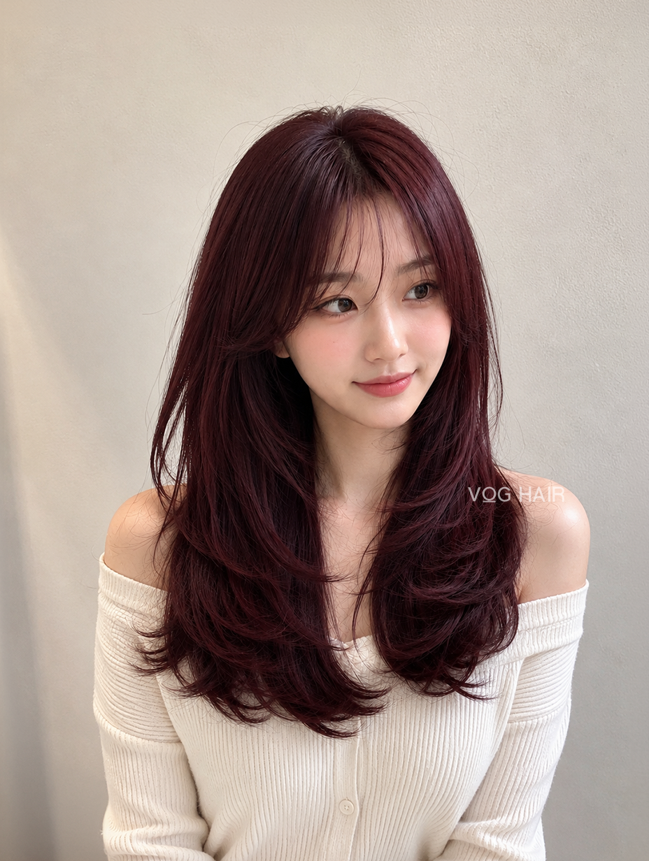 보그헤어 천호역점 딥레드브라운